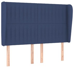 ΚΡΕΒΑΤΙ BOXSPRING ΜΕ ΣΤΡΩΜΑ ΜΠΛΕ 140X200 ΕΚ. ΥΦΑΣΜΑΤΙΝΟ 3128131