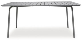 BRIO Slat Τραπέζι-Pro Κήπου - Βεράντας, Μέταλλο Βαφή Cool Grey 4C 160x90x73cm Ε546,1