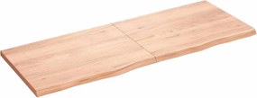 vidaXL Επιφ Τραπεζιού Αν Καφέ 160x60x(2-4)εκ. Επεξ. Μασίφ Ξύλο Δρυός
