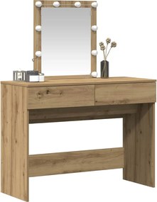 vidaXL Τραπέζι περιποίησης Artisan Oak 100 x 40 x 130 εκ