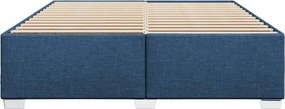 vidaXL Σκελετός Κρεβατιού Χωρίς Στρώμα Μπλε 180x200 εκ.Υφασμάτινο