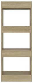 vidaXL Βιβλιοθήκη/Διαχωρ. Χώρου Sonoma Δρυς 40x30x103 εκ. Επεξ. Ξύλο