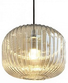 Φωτιστικό Οροφής Carmen/2C 2666 25x20/350cm 1xE27 Gold Sikrea Glass
