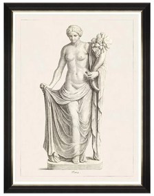 Κάδρο Greek Godess And Gods - Flora FA13115 60X80 MindTheGap Vertical Wood