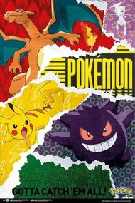 Αφίσα Pokémon - Gotta Catch Them All, (61 x 91.5 cm)