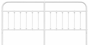 vidaXL Κεφαλάρι Λευκό 193 εκ. Μεταλλικό