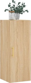 vidaXL Ντουλάπι Τοίχου Sonoma Δρυς 34,5 x 34 x 90 εκ.