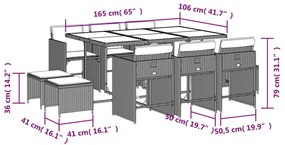 ΣΕΤ ΤΡΑΠΕΖΑΡΙΑΣ ΚΗΠΟΥ 11 ΤΕΜ. ΜΠΕΖ ΣΥΝΘΕΤΙΚΟ ΡΑΤΑΝ ΜΕ ΜΑΞΙΛΑΡΙΑ 3211152