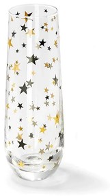 Ποτήρι Νερού Stardust 243006 5x5x16cm Multi Philippi Glass