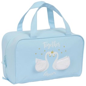 Σχολικό Νεσεσέρ Glow Lab Cisnes Ανοιχτό Μπλε 31 x 14 x 19 cm