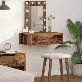 vidaXL Τραπέζι περιποίησης Καφέ 60 x 40 x 70 εκ. Επεξεργασμένο ξύλο