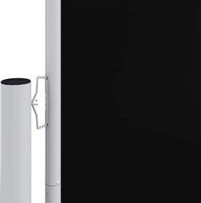 vidaXL Σκίαστρο Πλαϊνό Συρόμενο Μαύρο 180 x 1000 εκ.
