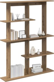 vidaXL Ράφι Τοίχου Artisan Δρυς 102 x 20 x 130 εκ. Επεξεργασμένο Ξύλο