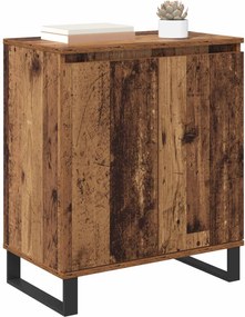 vidaXL Πλαϊνό γραφείο Παλιό Ξύλο 60 x 35 x 70 cm Επεξεργασμένο ξύλο