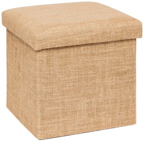 Σκαμπό Με Αποθηκευτικό Χώρο (31x31x31) F-V Folding Pouffe 205537