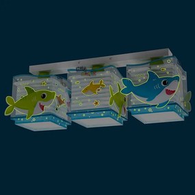 Φωτιστικό οροφής Ango Little Shark τρίφωτο
