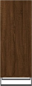 vidaXL Ντουλάπι Καφέ Δρυς 34,5x32,5x90 εκ. Επεξεργασμένο Ξύλο