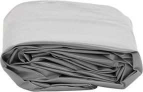 vidaXL Μουσαμάς Γκρι Ø 2,6 μ. 650 γρ./μ²