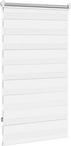 vidaXL Στόρι Ζέβρα 70,9 x 120 εκ. Πλάτος Υφάσματος 66,7 εκ. λευκό