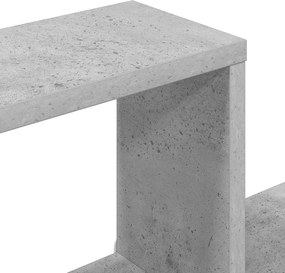vidaXL Πλωτό ράφι Γκρι Σκυροδέματος 87 x 20 x 55 εκ