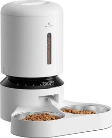 Petlibro Granary διανομέας τροφής με διπλό μπολ 5L (λευκό)