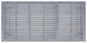 vidaXL Τραπεζαρία Κήπου Γκρι 206 x 100 x 74 εκ. από Μασίφ Ξύλο Ακακίας