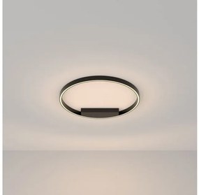 Πλαφονιέρα Φωτιστικό Οροφής LED 37W Rim 3000K Φ60 MAYTONI MOD058CL-L35B3K Μαύρο