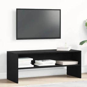 ντουλάπι τηλεόρασης Μαύρη δρυς 100x40x40 cm Κατασκευασμένο ξύλο - Μαύρο
