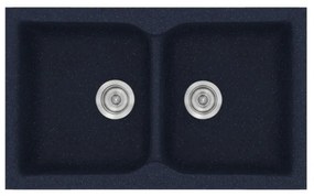 Sanitec Classic 340 Granite Blue Ένθετος Νεροχύτης 80cm