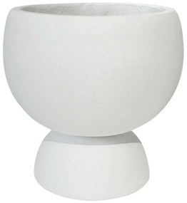 Κασπώ Πήλινο 06-00-94705 Φ35x35cm White Marhome Πηλός