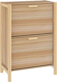vidaXL Παπουτσοθήκη 57,5 x 33 x 80 εκ. από Επεξεργασμένο Ξύλο