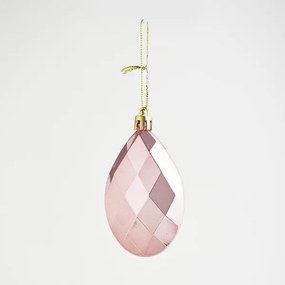 Eurolamp Στολίδια Με Σχήμα Διαμαντιού Σετ 6 Τμχ Ροζ - Rose Gold 600-42742