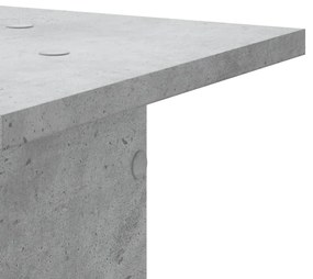 vidaXL Βάσεις Ηχείων 2 Τεμ. Γκρι Σκυρ. 30x30x95 εκ. Επεξ. Ξύλο