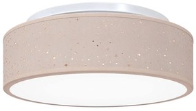 vidaXL Λάμπα Οροφής Taupe 38 x 13.5 εκ. ύφασμα