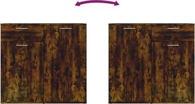 vidaXL Ντουλάπι Καπνιστή Δρυς 80 x 36 x 75 εκ. Επεξεργασμένο Ξύλο