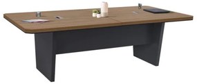 ΕΠΑΓΓΕΛΜΑΤΙΚΟ ΓΡΑΦΕΙΟ ΣΥΝΕΔΡΙΑΣΕΩΝ HM2361 SUPREME HONEY OAK &amp; ΓΚΡΙ 240x120x75Υεκ.