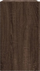 vidaXL Ντουλάπι Τοίχου Καφέ Δρυς 75x35x60 εκ. Επεξεργασμένο Ξύλο