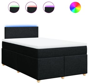 ΚΡΕΒΑΤΙ BOXSPRING ΜΕ ΣΤΡΩΜΑ ΜΑΥΡΟ 120X200 ΕΚ. ΥΦΑΣΜΑΤΙΝΟ 3288942