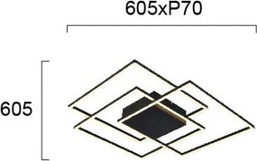 Φωτιστικό Πλαφονιέρα LED Viokef Daniel 4263500