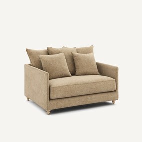 Καναπές-κρεβάτι 2 θέσεων, από βαμβακερό ύφασμα – Lazare