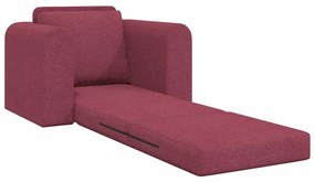 vidaXL Κρεβάτι καναπές Μπορντό 98 x 71 x 83 εκ. ύφασμα