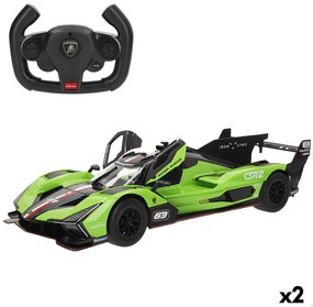 Αυτοκίνητο Radio Control Lamborghini 35 X 9 X 14 CM (x2)