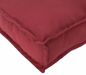 vidaXL Μαξιλάρι Κόκκινο 60 x 60 x 12 cm Ύφασμα Όξφορντ
