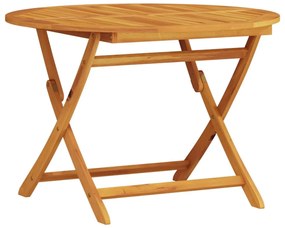 vidaXL Σέτ φαγητού για κήπο 5 pcs Καφέ Μασίφ ξύλο ακακίας