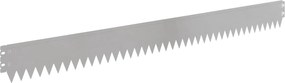 vidaXL Περίγραμμα γκαζόν 10 τμχ. 103 x 10 εκ Stainless Steel Ασημί