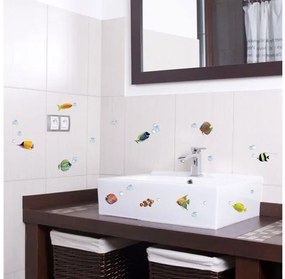Αυτοκόλλητα Τοίχου Βινυλίου 59604 Colourful Fishes Ango 59604
