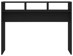vidaXL Τραπέζι Κονσόλα Μαύρο 105 x 30 x 80 εκ. από Μοριοσανίδα