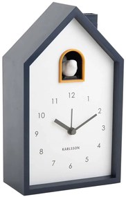 Ρολόι Επιτραπέζιο - Ξυπνητήρι Modern Cuckoo KA6015DB 12x6x20cm Dark Blue Karlsson ABS