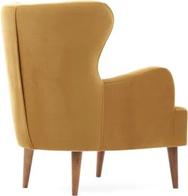 Wing Chair Karina - Gold Gold