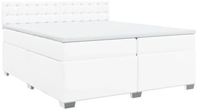 ΚΡΕΒΑΤΙ BOXSPRING ΜΕ ΣΤΡΩΜΑ ΛΕΥΚΟ 200X200 ΕΚ. ΣΥΝΘΕΤΙΚΟ ΔΕΡΜΑ 3288437